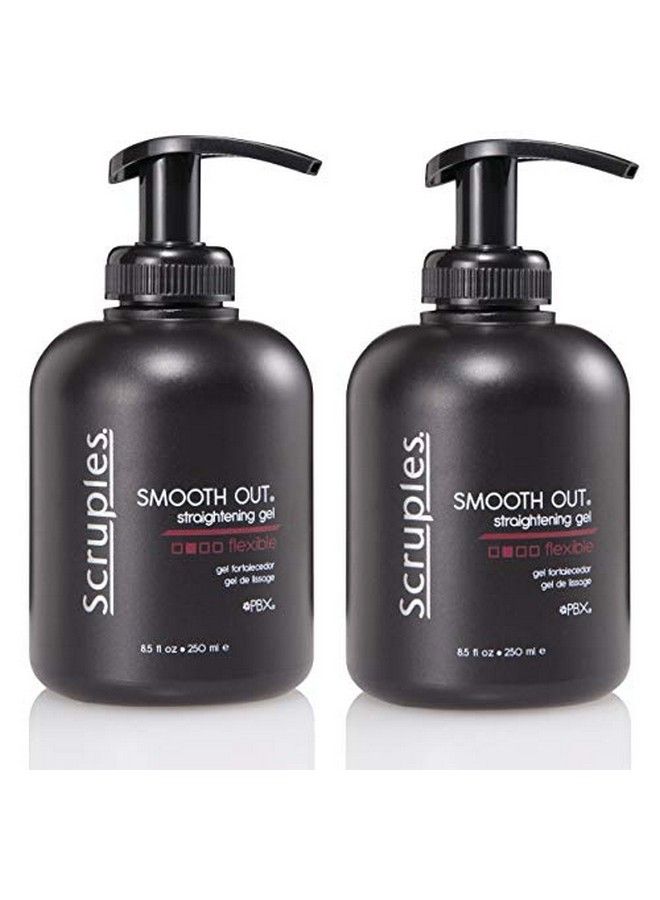 Smooth Out Hair Straightening Gel (8.5Oz) Antifrizz Hair Balm For Men & Women Conditioning & Smoothening Cream Controls Curls Suitable For All Hair Types Pack Of 2