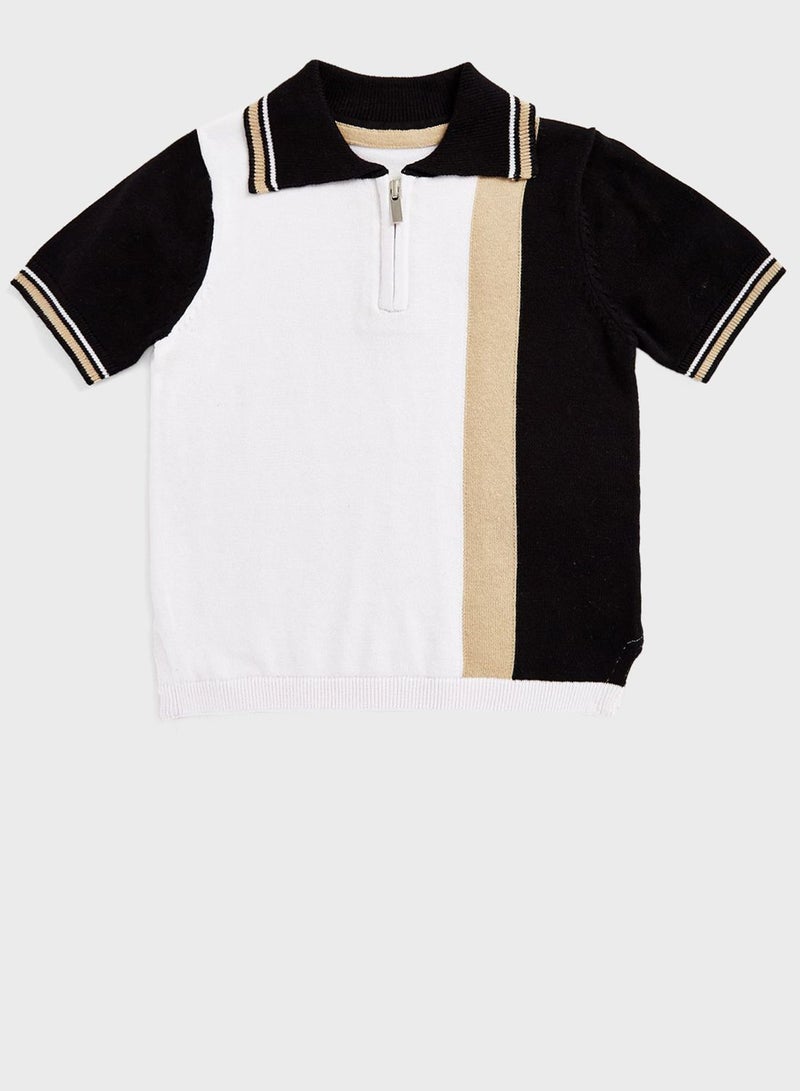 Youth Colorblock Polo
