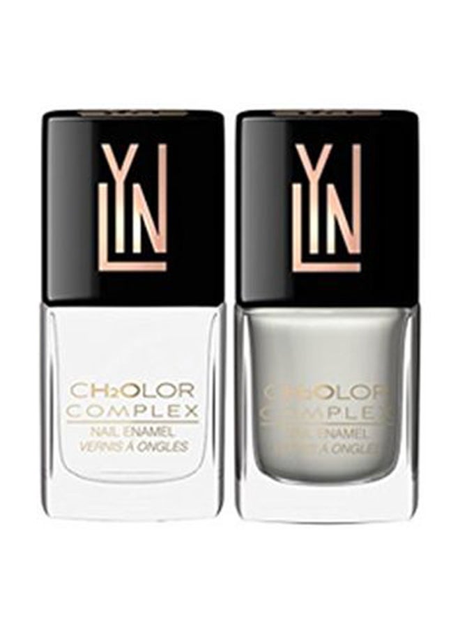 4-Piece Ch2olor Complex Matte Nail Polish Set Multicolour