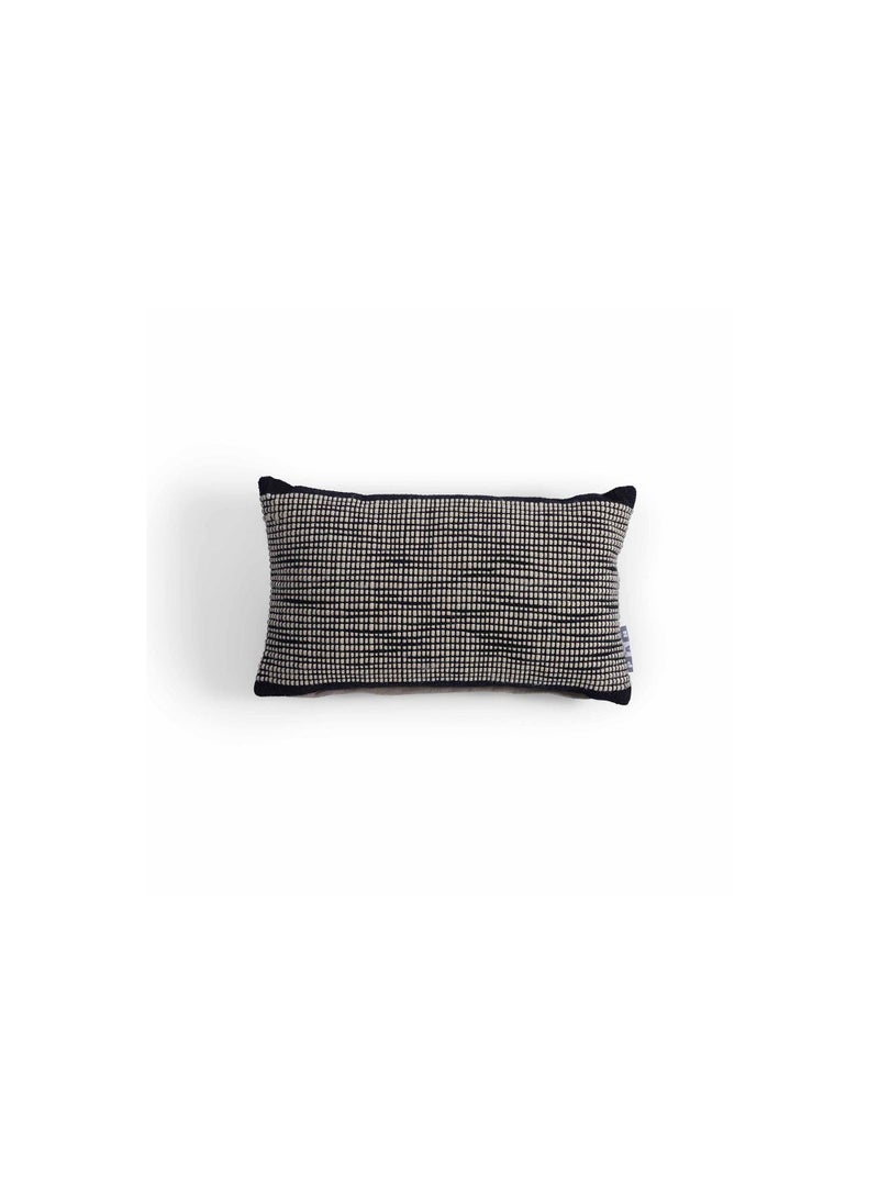 Petra Filled Cushion 30x50cm - Black