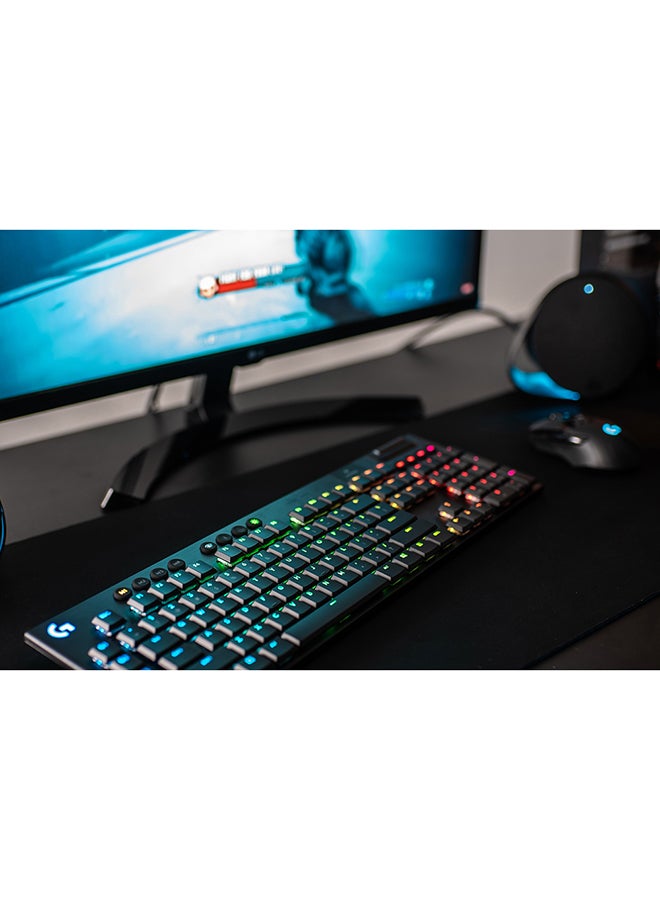 G915 Lightspeed RGB Mechanical Gaming Keyboard And Advanced Wireless And Bluetooth Support