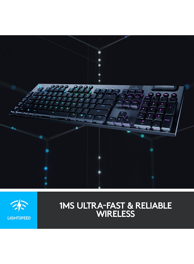 G915 Lightspeed RGB Mechanical Gaming Keyboard And Advanced Wireless And Bluetooth Support