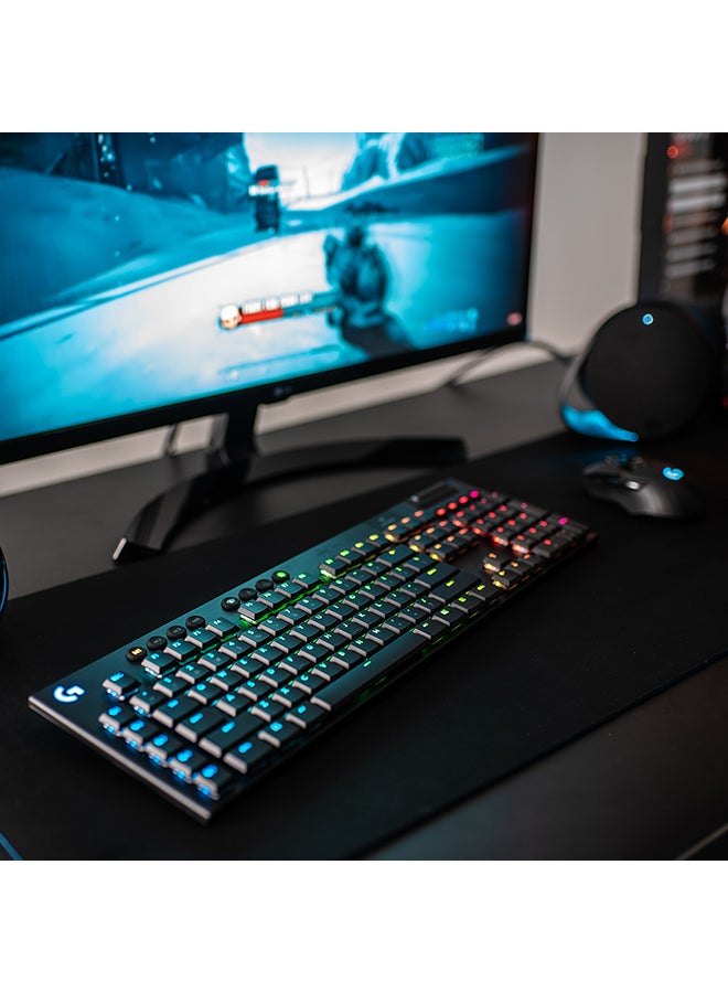 G915 Lightspeed RGB Mechanical Gaming Keyboard And Advanced Wireless And Bluetooth Support