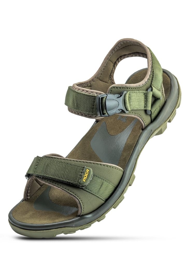 Puca Fashion Sandals For Men Comfortable and Stylish Men's Sandals Spark-50 Olive