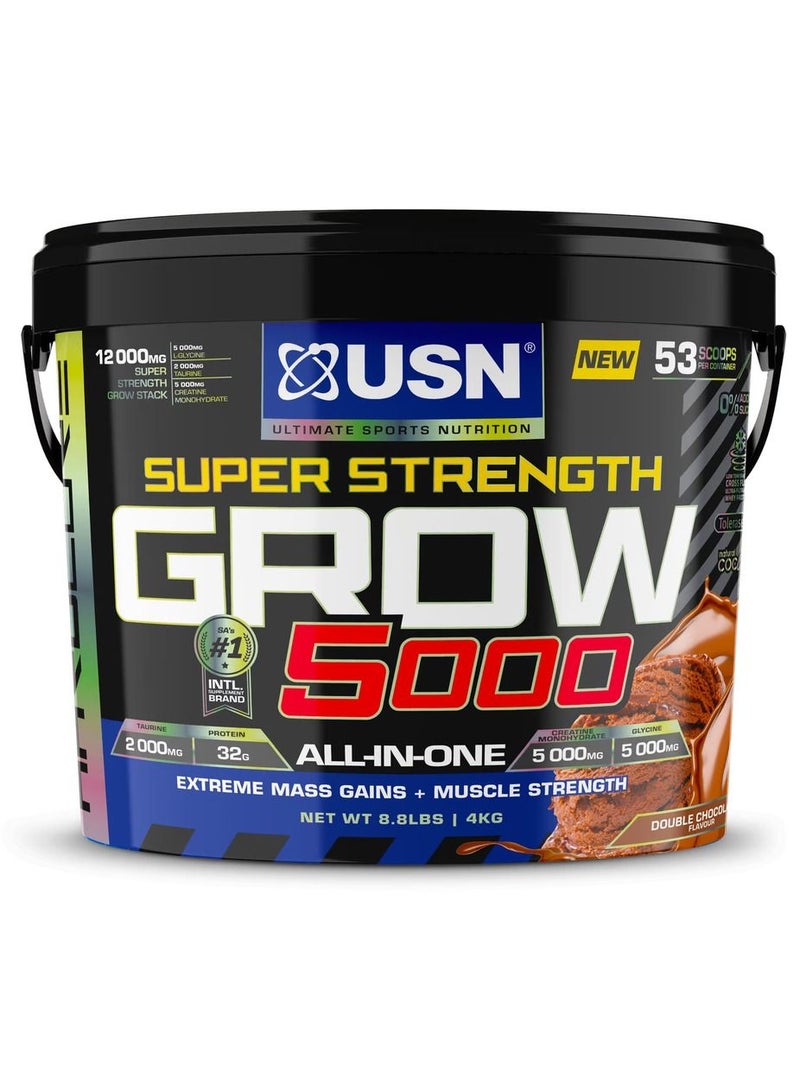 Super Strength Grow 5000, 4kg, Double Chocolate, 53 Servings