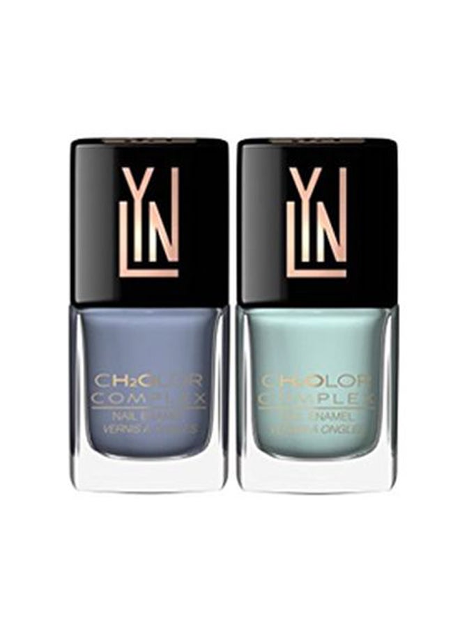 4-Piece Ch2olor Complex Matte Nail Polish Set Multicolour