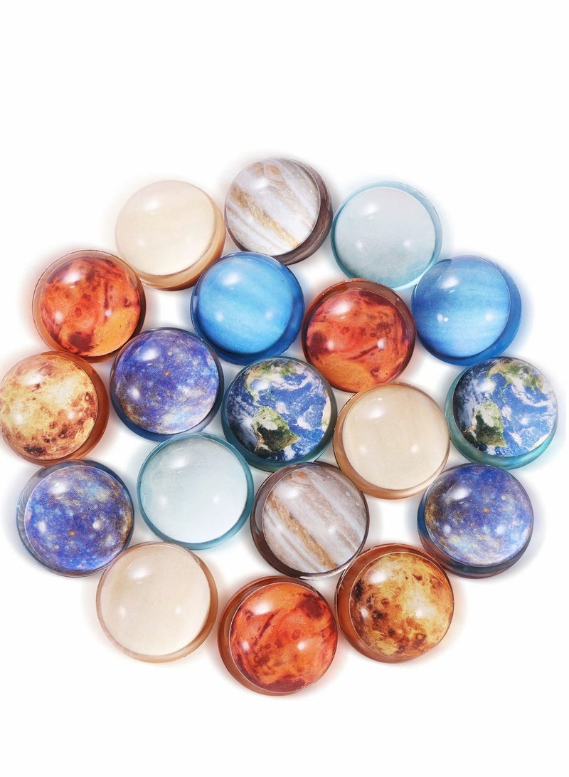 Bouncy Balls, 24 PCS Space Solar System Eight Planets Themed for Kids Party Favors, Gift Bag Filling, 32mm