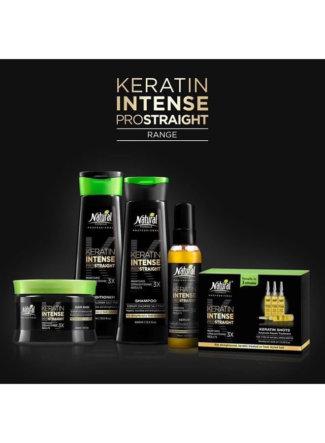Keratin Hair Mask - Intense Repair Keratin Mask, Hair Mask for Frizzy Hair - Keratin Enriched Hair Care, Hair Mask for Dry Damaged Hair, Advanced Hair Moisturizer & Hair Masks - 350ml