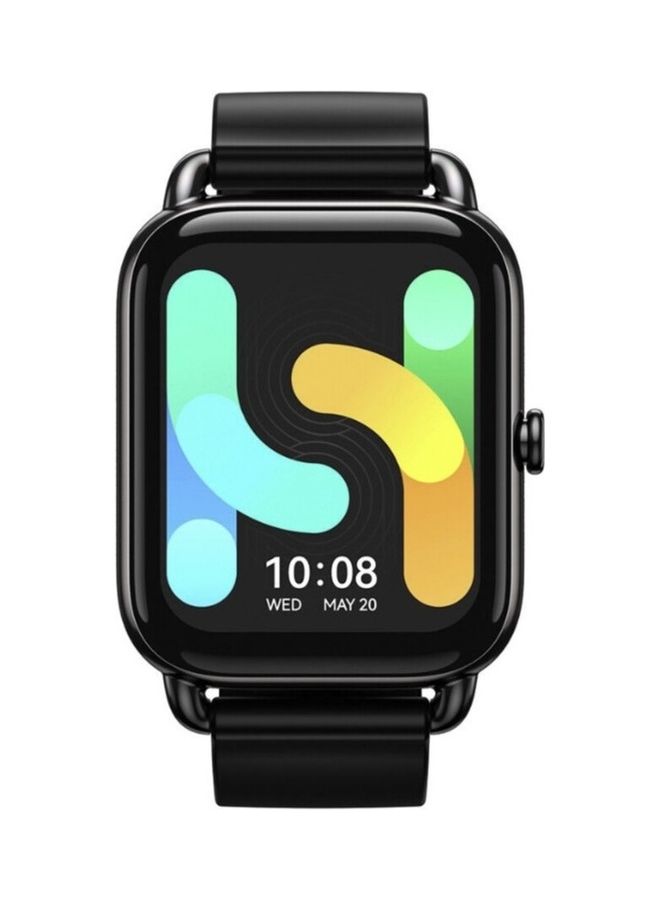 RS4 Plus Smart Watch Retina Amoled HD Display SpO2 Heart Rate Silicon Strap Black