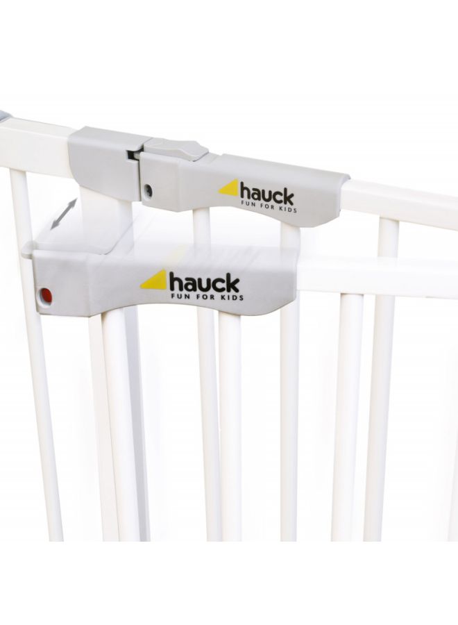 Autoclose N Stop Double Metal Safety Gate Lock for Newborn, White - 597255