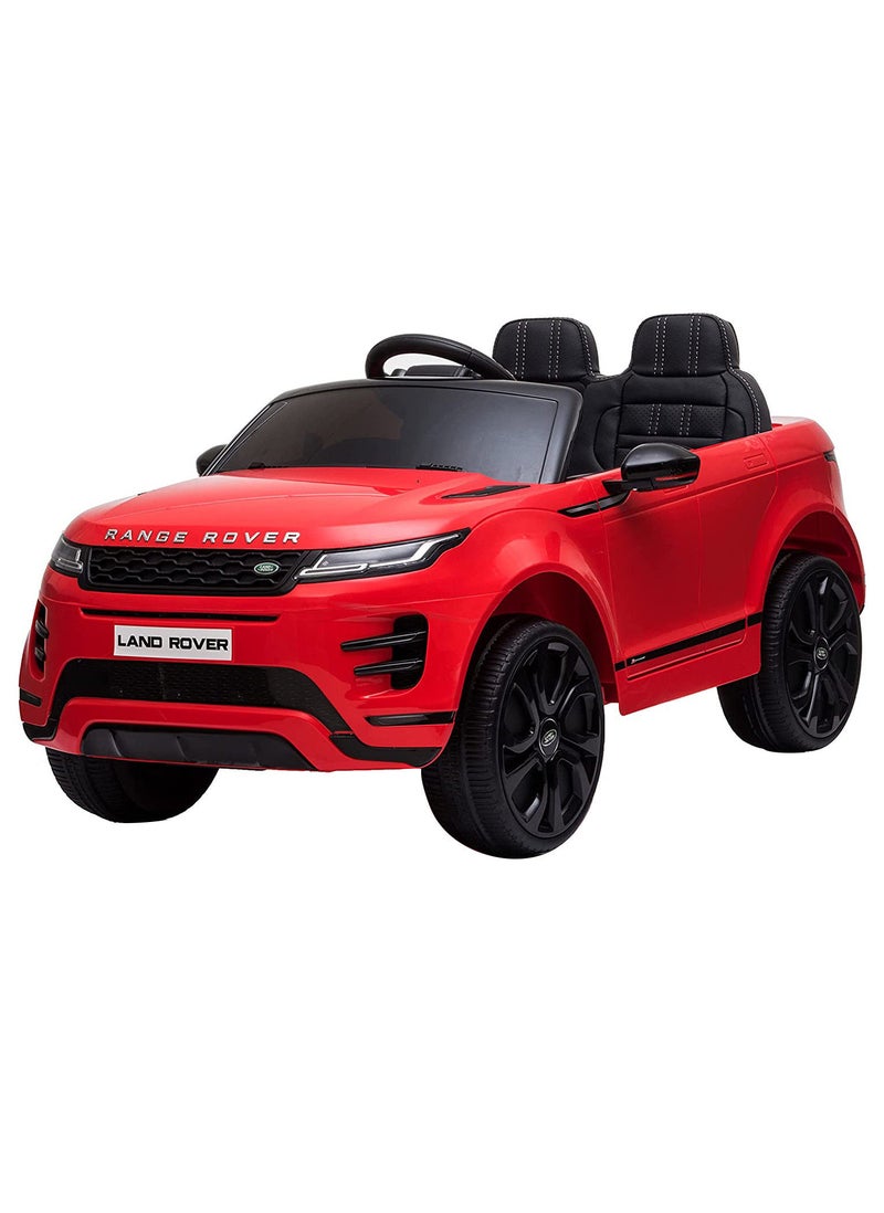 Range Rover Kids Battery Operated Powered Riding Ride on Car LB 199EL M4 12V Ride on Cars with Remote Control Electric Ride on Car Toy for Boys & Girls with LED Lights Music Player Red