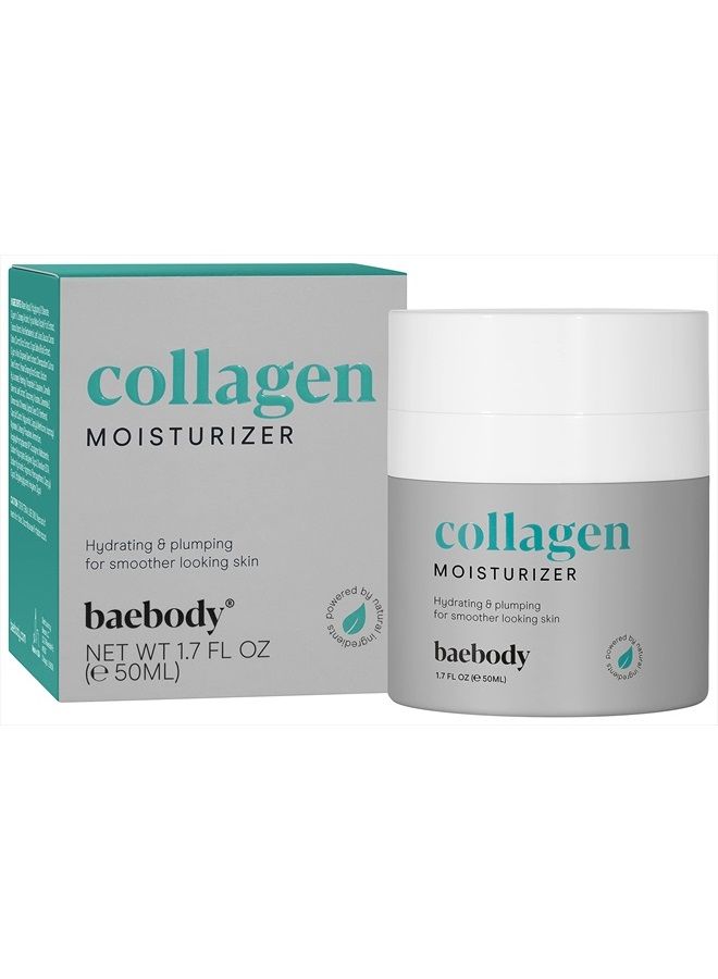 Critically Acclaimed Plant-Based Booster Collagen Cream for Face - Vegan Collagen Moisturizer, Anti-Aging Wrinkle Cream for Women and Men, 1.7 fl oz