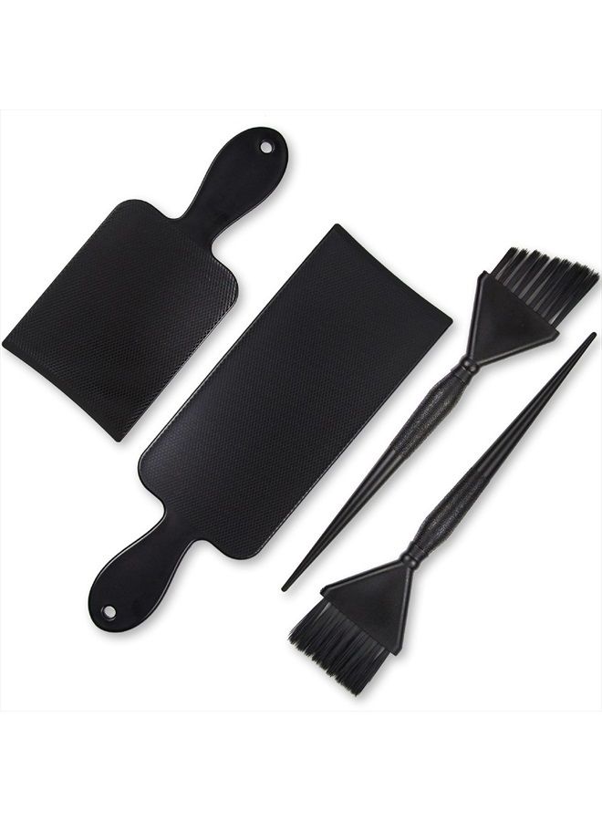 Balayage Kit - 1 Long and 1 Short Balayage Board, 1 Straight and 1 Angled Hair Dye Brush - Hair Highlighting Kit - Hair Dye Kit - Hairstylist Accessories Brushes