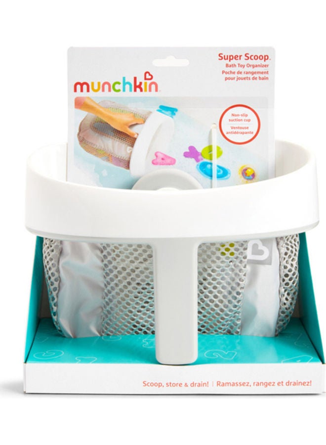 Super Scoop Bath Toy Organiser, Grey