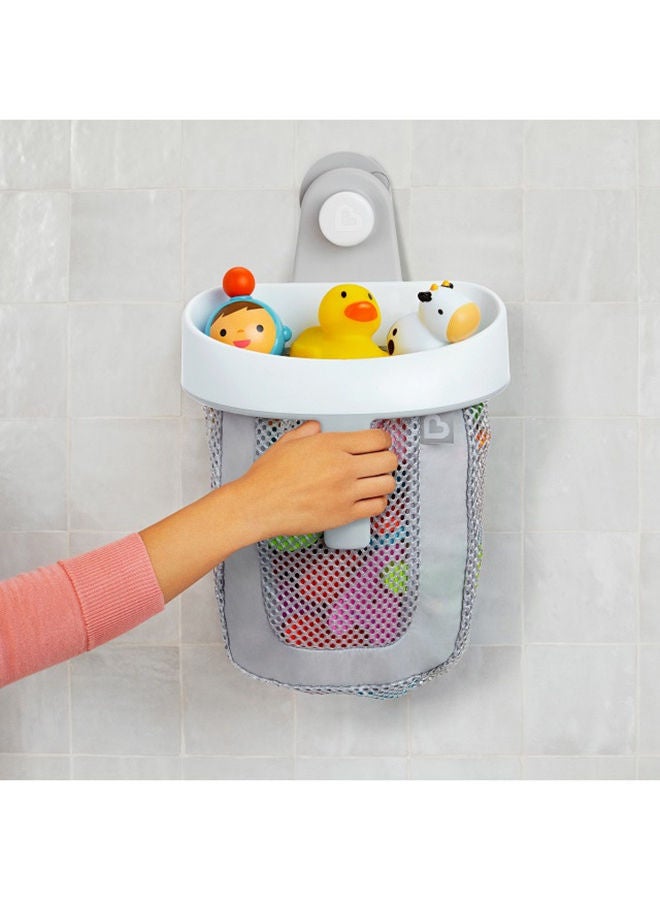 Super Scoop Bath Toy Organiser, Grey