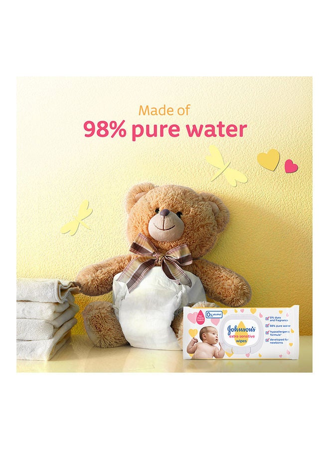 Extra Sensitive Wipes – Super Saver Pack 8 + 4 Free, 12x56, 672 Wipes