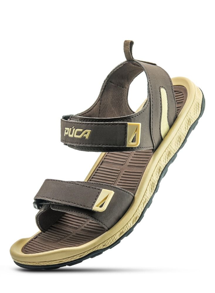 Puca Fashion Sandals For Men | Comfortable and Stylish Men's Sandals | Puca Sky 75 Brown Biege