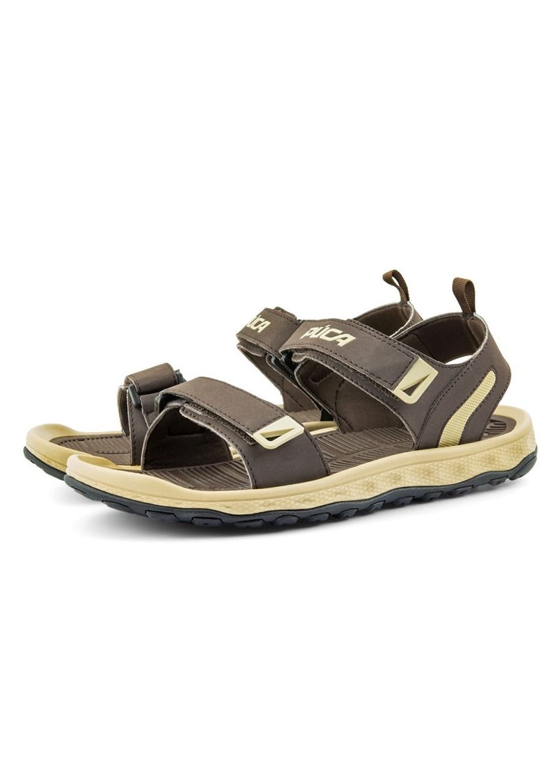 Puca Fashion Sandals For Men | Comfortable and Stylish Men's Sandals | Puca Sky 75 Brown Biege