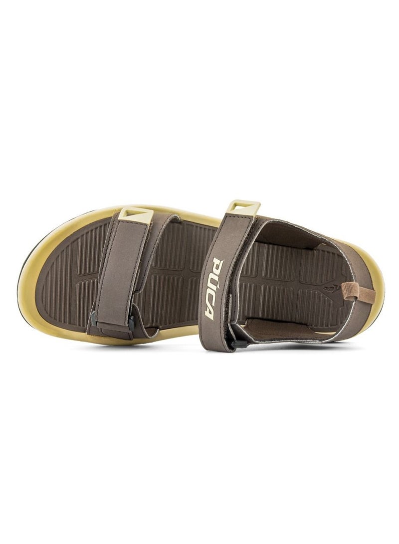 Puca Fashion Sandals For Men | Comfortable and Stylish Men's Sandals | Puca Sky 75 Brown Biege
