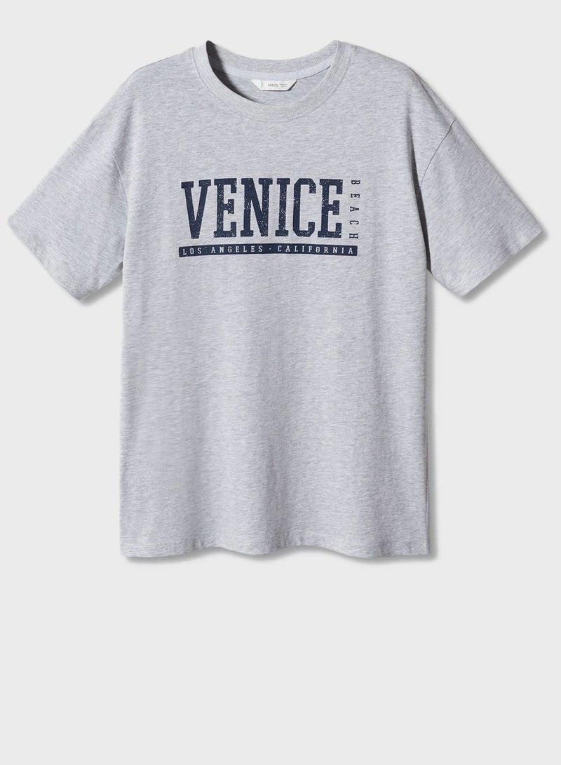 Youth Venice Round Neck T-Shirt