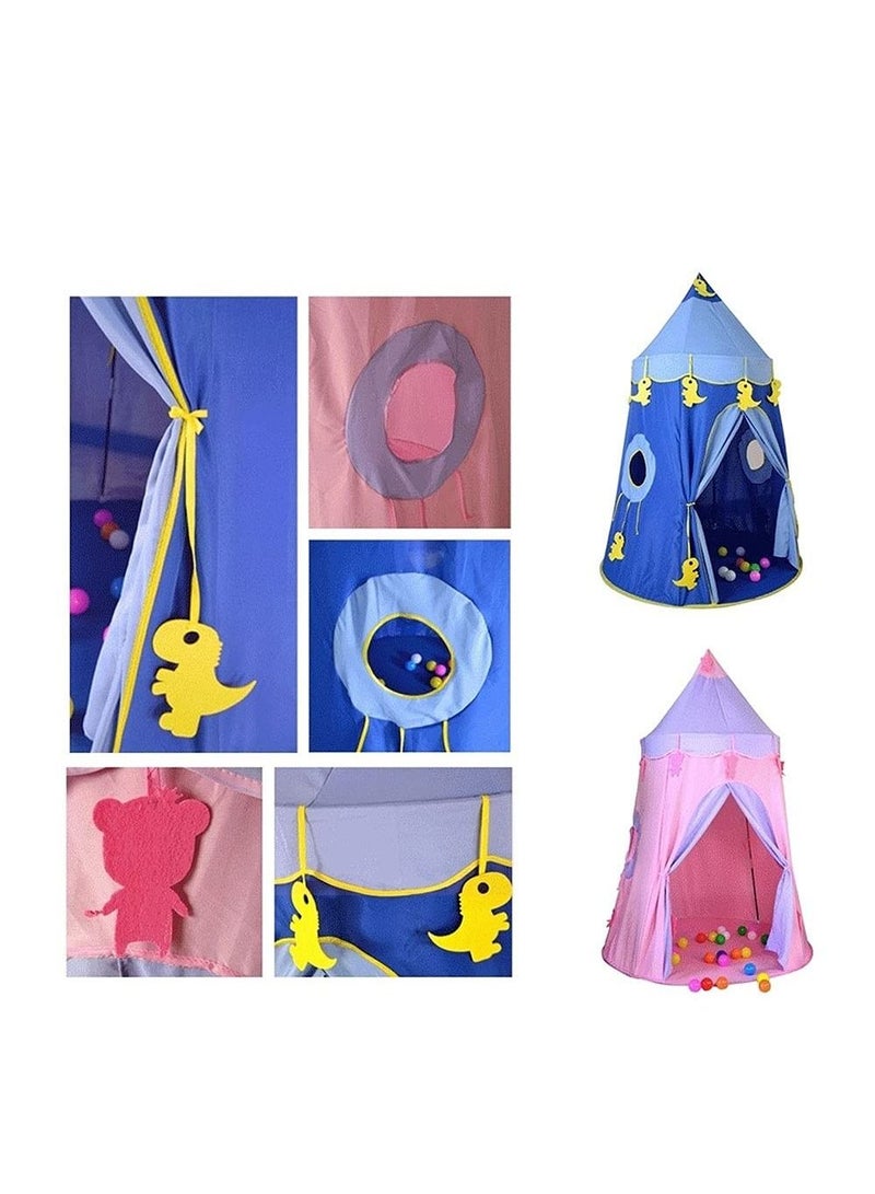 Children's Tent,Cute Castle Cotton Tent,Indoor House For Boys and Girls