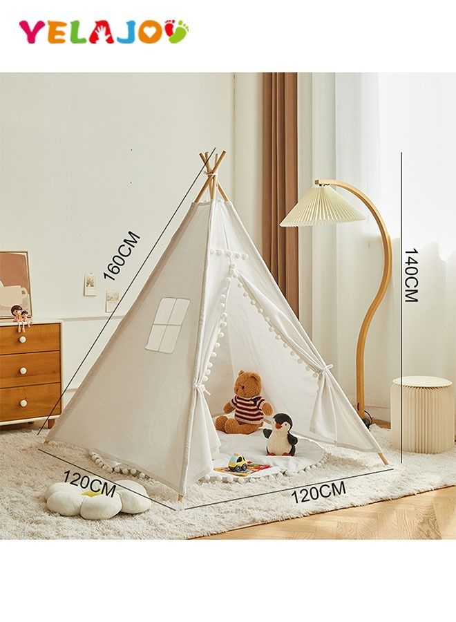 Teepee Tent for Kids Foldable Teepee Play Tent