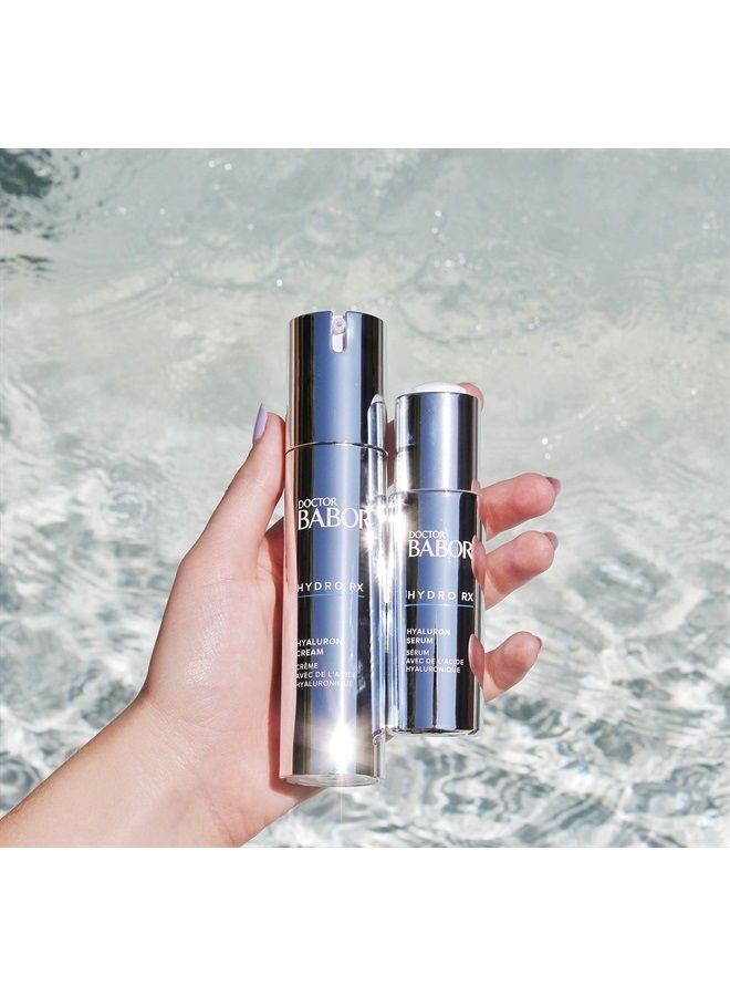 DOCTOR BABOR HydroRX Hyaluron Serum, Restorative Hyaluronic Acid Face Moisturizer for Dry Skin, Fills Wrinkles and Lines, Lightweight and Fragrance Free