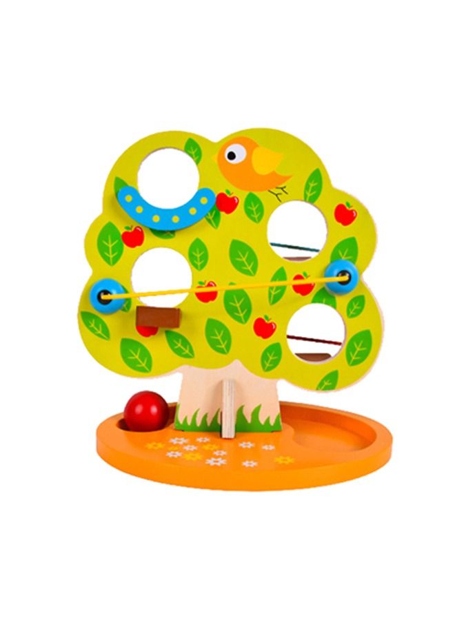 Baby Toys Preschool Intelligence Wooden Rolling Ball Track Toy For Kids