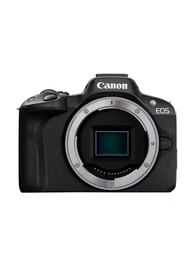 EOS R50 Mirrorless Camera, Black + RF-S 18-45mm F4.5-6.3 IS STM Lens (Upgraded M50 Mark II Model)