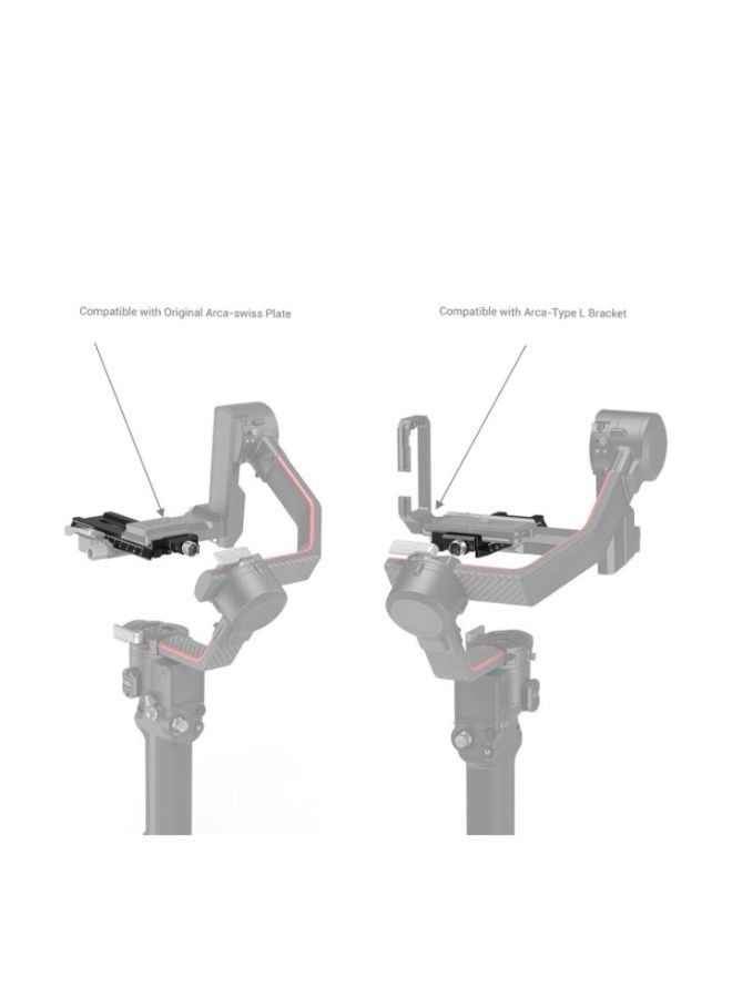 SmallRig Quick Release Plate with Arca-Swiss for DJI RS 2/RSC 2/Ronin-S / RS 3 / RS 3 Pro 3061