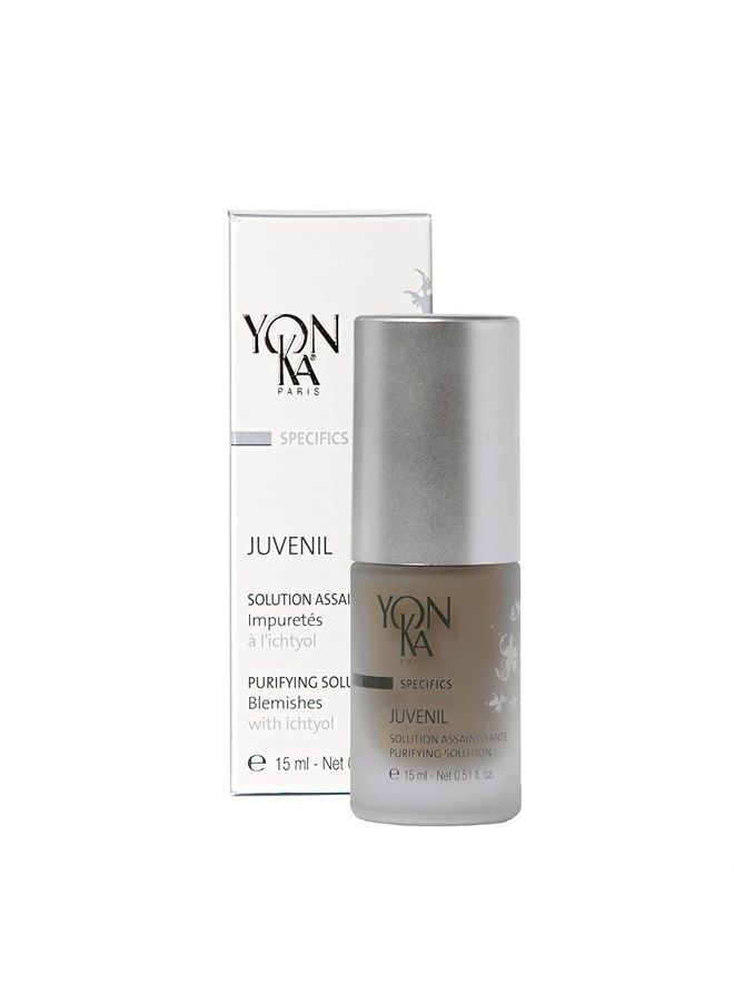 Yon-Ka Juvenil Acne Spot Treatment (15ml) Manage Breakouts and Redness with Natural Sulfur and Lactic Acid, Adults and Teens, Paraben-Free