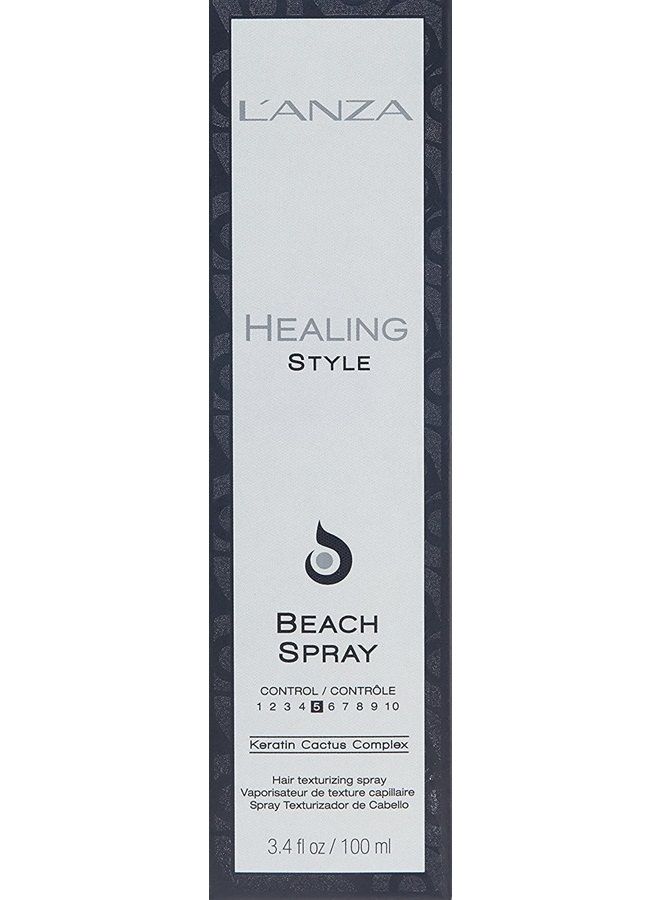 Healing Style Beach Spray with Medium Hold Effect - Eliminates Frizz, Detangles and Boosts Hair´s Shine, With UV and Heat Protection to prevent sun and styling damage (3.4 Fl Oz)