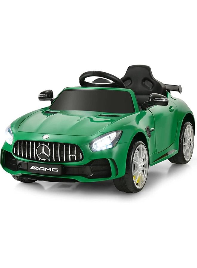 Licensed Benz GTR Rechargeable Battery Operated Car For Kids Ride On Baby Car With Remote Music LED Light Kids Car Electric Car Battery Operated Ride On Car For Kids 2 To 6 Years Boys Girls Green