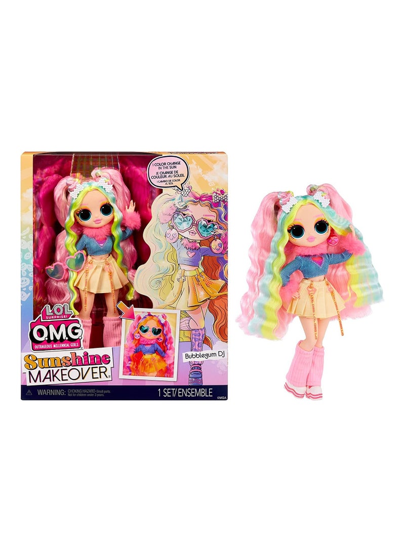 Sunshine Makeover Fashion Doll - Bubblegum DJ