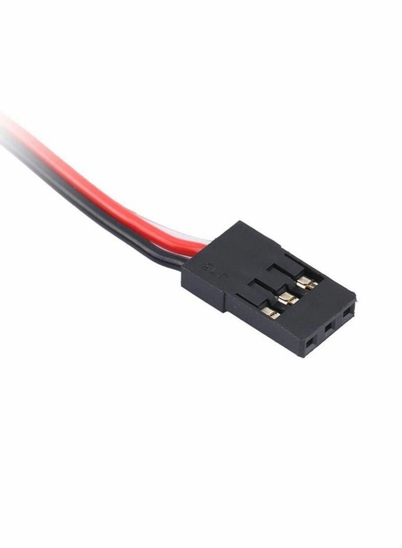 RC Car 160A Brushed ESC Electric Speed Controller 3S 160A Waterproof ESC 5V 1A BEC for 1 12 RC Car Replacement Accessories RC Truck Buggy Short Course Truck Rock Crawler and Tank