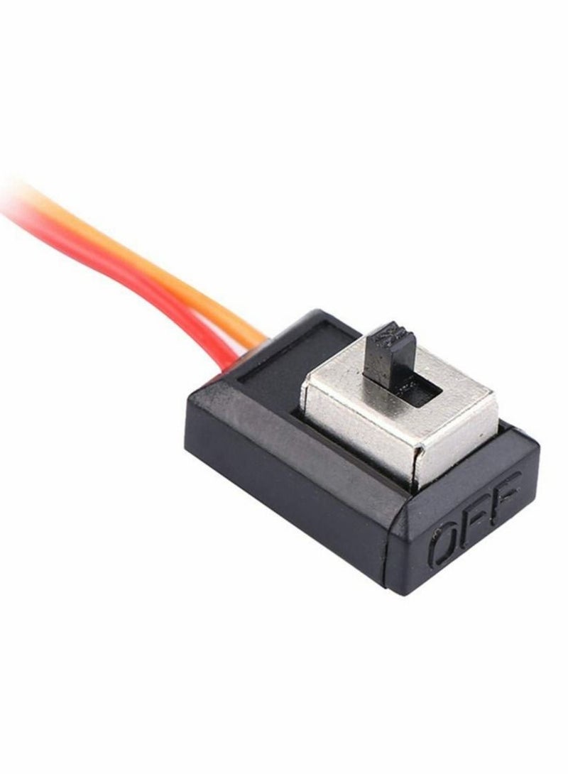 RC Car 160A Brushed ESC Electric Speed Controller 3S 160A Waterproof ESC 5V 1A BEC for 1 12 RC Car Replacement Accessories RC Truck Buggy Short Course Truck Rock Crawler and Tank