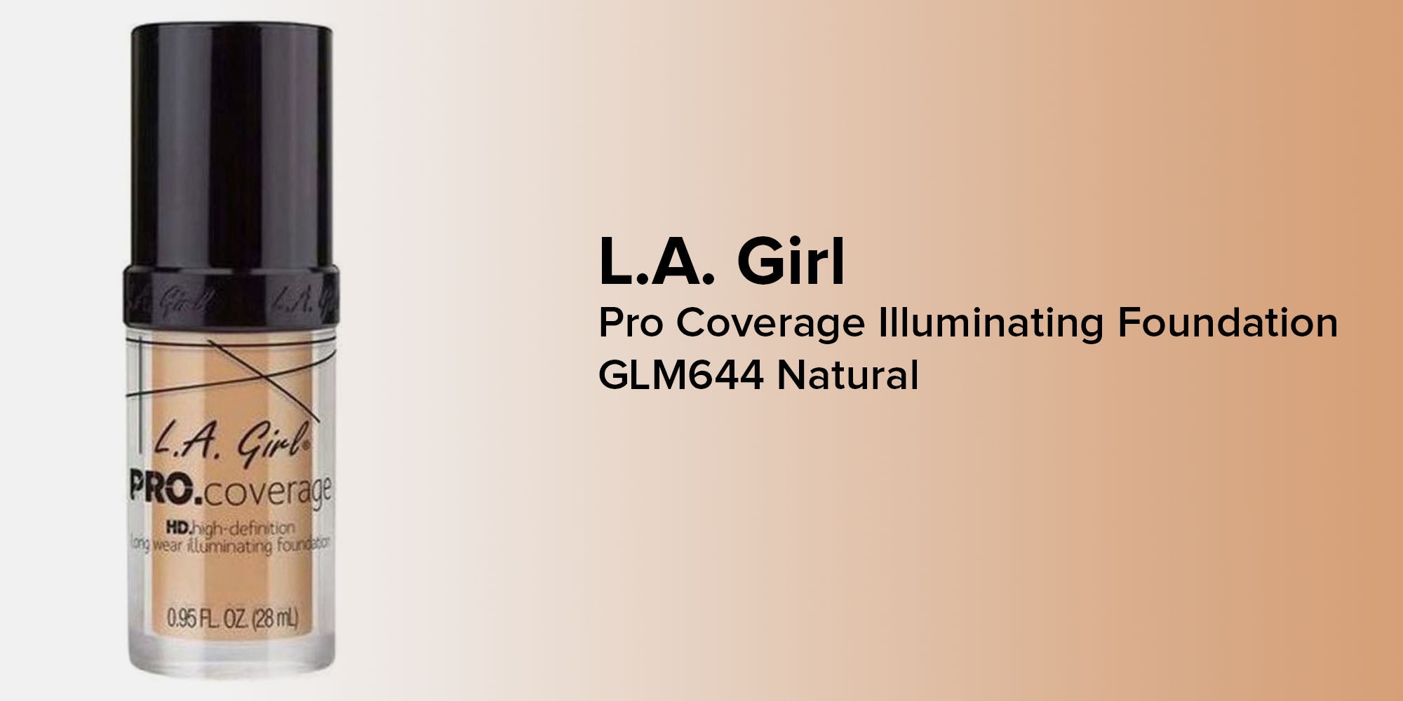 Pro Coverage Illuminating Liquid Foundation 644 Natural