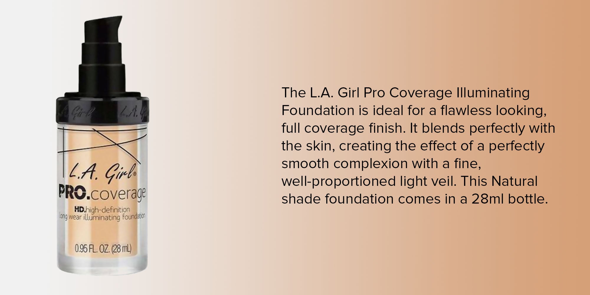 Pro Coverage Illuminating Liquid Foundation 644 Natural