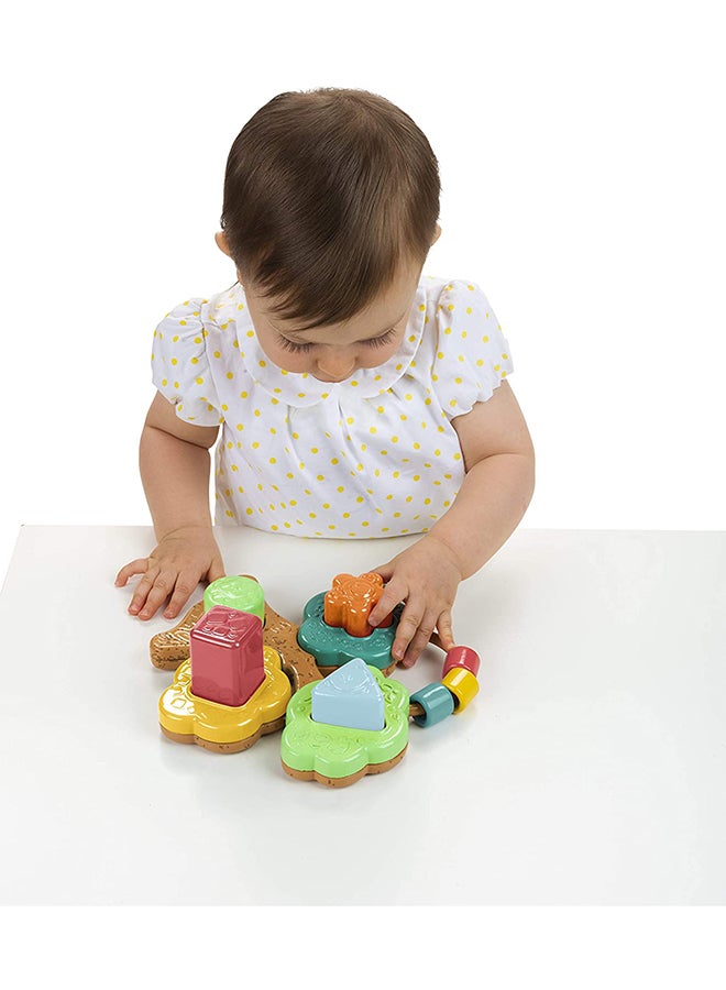 Eco+ Baobab Shape Sorter & Stacking Toy, 6-36M 18 x 19 x 5cm