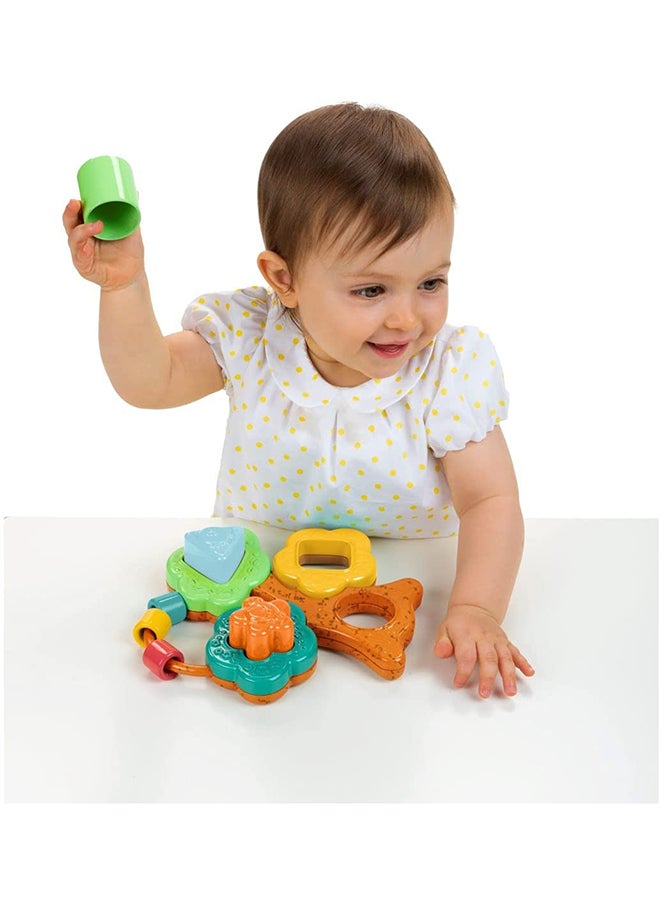 Eco+ Baobab Shape Sorter & Stacking Toy, 6-36M 18 x 19 x 5cm