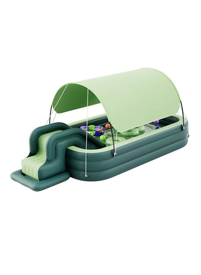 Inflatable Swimming Pool With Canopy