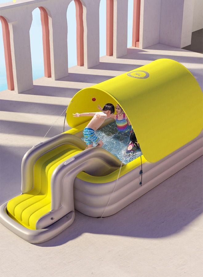 Inflatable Swimming Pool With Canopy
