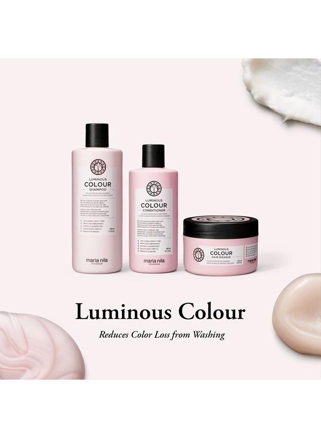 Luminous Color Conditioner, 10.1 Fl Oz / 300 ml, Reduces Color Loss from Washing, Pomegranate Counteracts Dehydration, 100% Vegan & Sulfate/Paraben free