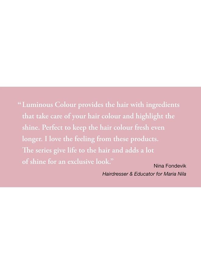 Luminous Color Conditioner, 10.1 Fl Oz / 300 ml, Reduces Color Loss from Washing, Pomegranate Counteracts Dehydration, 100% Vegan & Sulfate/Paraben free