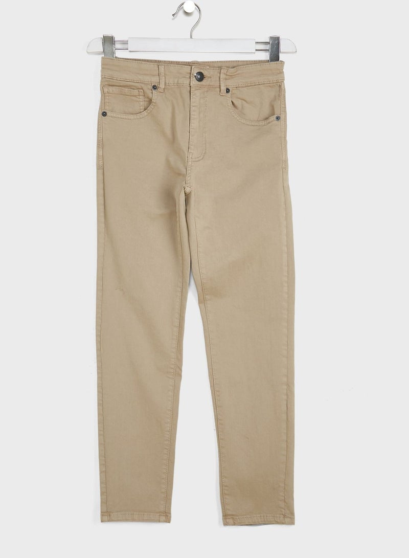 Kids Straight Fit Trousers