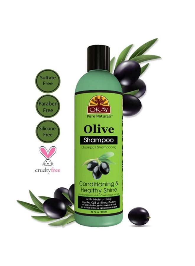 OKAY OLIVE OIL SHAMPOO 12oz / 355ml