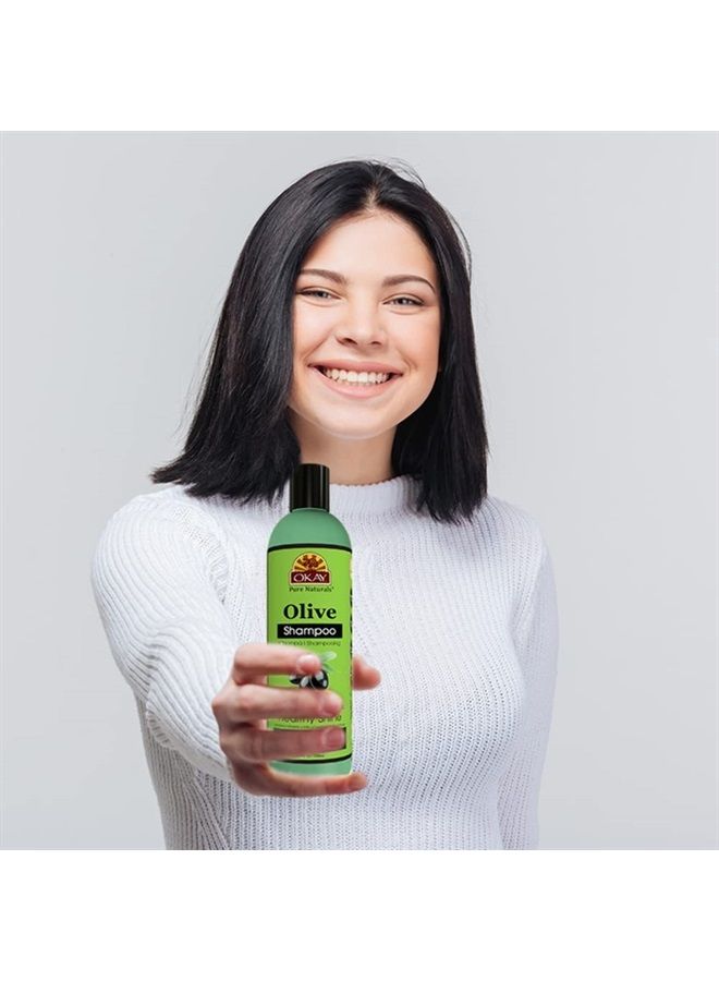 OKAY OLIVE OIL SHAMPOO 12oz / 355ml
