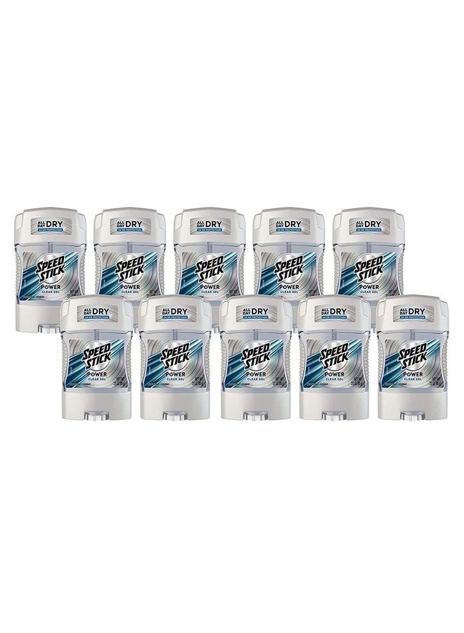 Anti-Perspirant Deodorant Power Gel, 3 Ounce (Pack of 10)