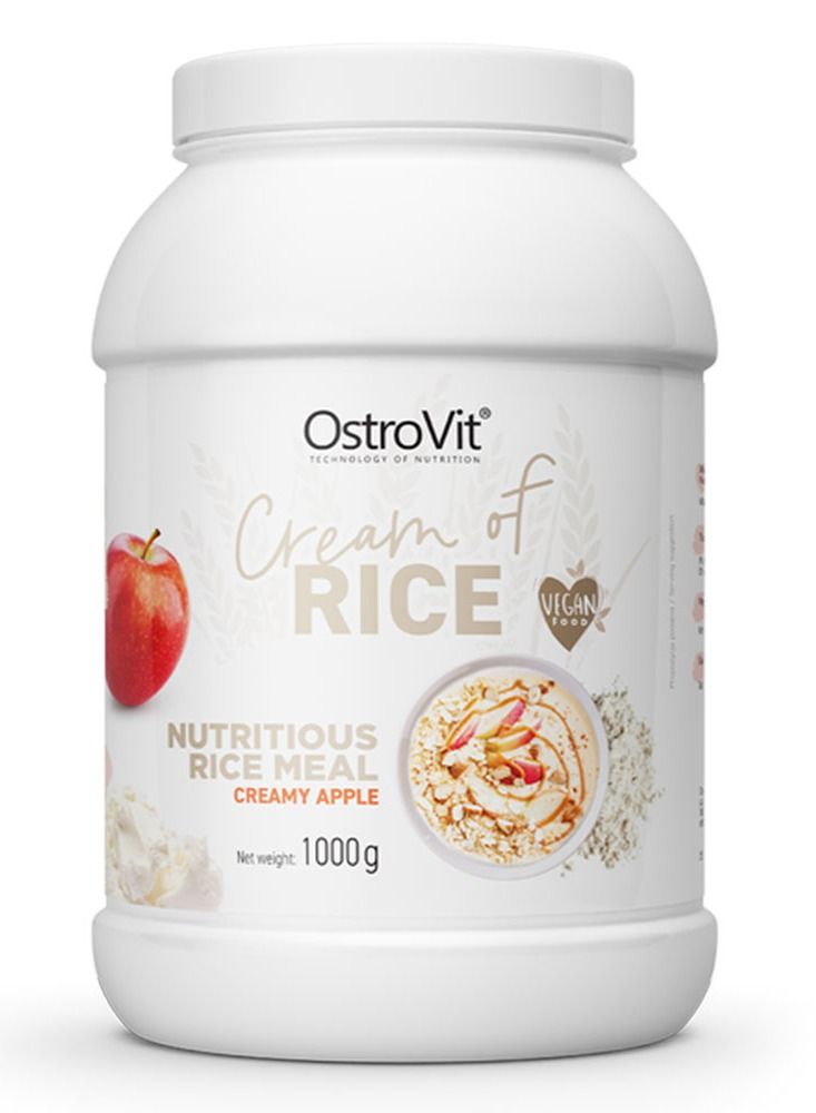 Ostrovit Cream of Rice Vegan Creamy Apple 1000g 25 Servings