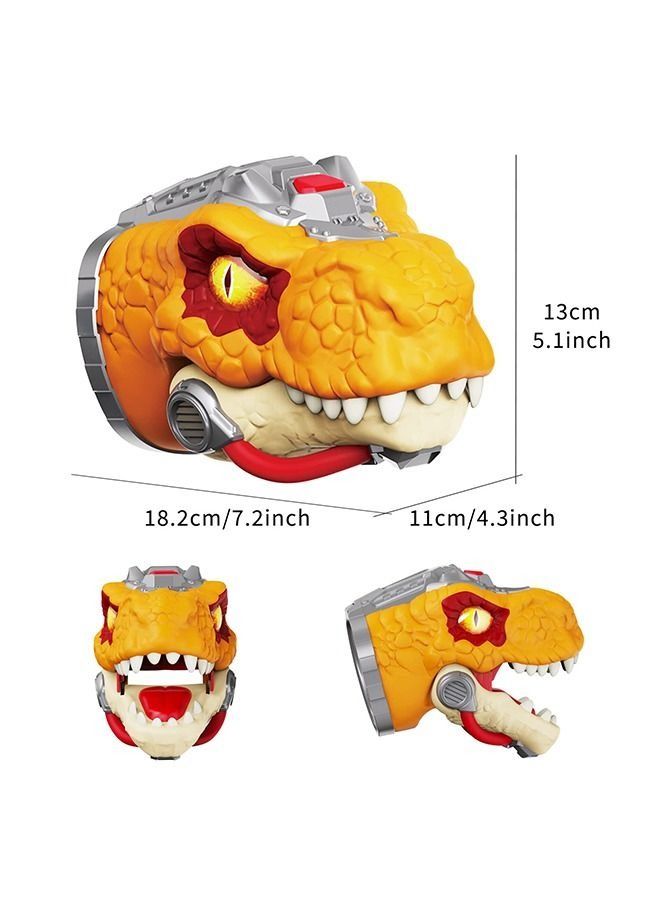 Dinosaur Hand Puppets Dinosaur Toys Animal Head with Roaring Sound and Light Realistic Dino Toys Gift for Boy Girl Kids Play for 3-8 Years Old